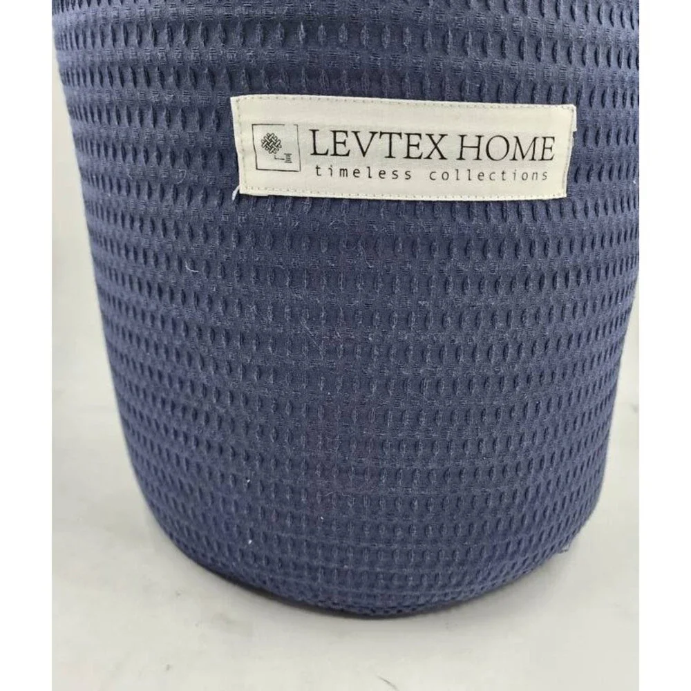 Levtex Home Cloud Cuddly Waffle Textured 3-Pc. Comforter Set Full/Queen Navy